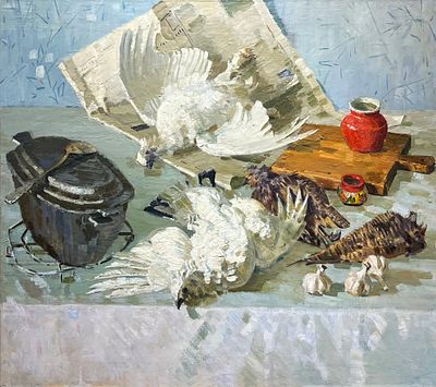 Горлов Николай Николаевич (1917 – 1988). Натюрморт с дичью.