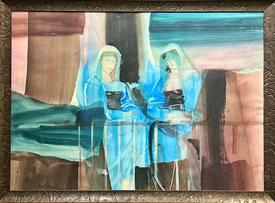 СКУЛМЕ Джемма Оттовна (1925-2019). Махи на балконе.