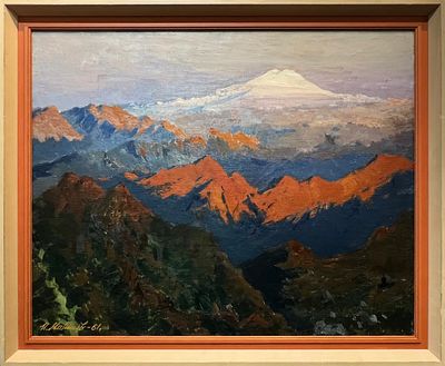 Малышев Иван Кондратьевич(1929 – 2010). Веховье Баксана. Эльбрус. 1961.