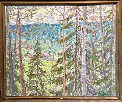 Звездкин Юрий Алексеевич (1928 – 1994). Подмосковье. Места С.И. Танеева. 1979.