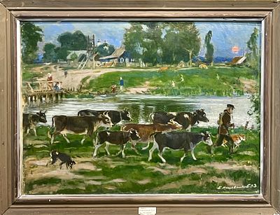 Кожевников Евгений Александрович (1939 – 2013). На зорьке. 1993.