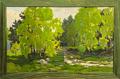 Маслеников Павел Васильевич (1914–1995). Лесная дорожка. 1973.