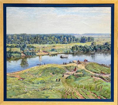 Рудаков Лев Александрович (1929). Сенокос. 1975г.