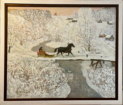 Михайлов Олег Николаевич (1934-2006). Зима. 1983г.