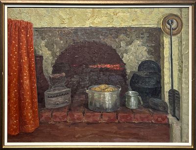 Курзанов Александр Михайлович ( 1938‐2022). Русская печь. 1982.