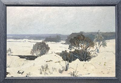 Маслеников Павел Васильевич ( 1914 - 1995). Зимка. 1986.
