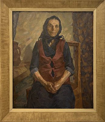 Большаков Виктор Александрович ( 1927 - 2006). Портрет матери. 1977.