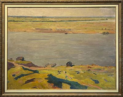 Игнатов Николай Петрович (1915‐1994). Кузьминск у переправы. 1952.