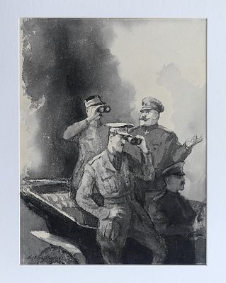 КУПРИЯНОВ Михаил Васильевич - &laquo;Интервенты&raquo; (Иллюстрация к трилогии А.Н. Толстого "Хождение по 