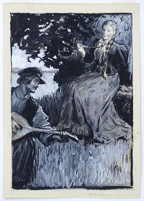 КОНСТАНТИНОВСКИЙ Александр Иосифович - &laquo;Иллюстрация к пьесе А.Н. Островского &laquo;Гроза&raquo;, 1947 г. 