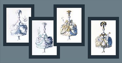 БРУНИ Татьяна Георгиевна - Лот из 4-х работ. «Зима», «Весна», «Лето», «Осень» (Серия «Времена 