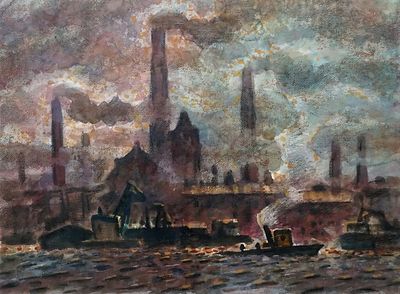 СМИРНОВ Вадим Вячеславович - &laquo;Выборгская сторона&raquo;, 1971 г. РАБОТА МУЗЕЙНОГО УРОВНЯ! КОЛЛЕКЦИОННАЯ 