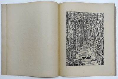 ВЕРЕЙСКИЙ Георгий Семёнович - Альбом &laquo;ДЕРЕВНЯ&raquo; (Рисунки на камне), 1924 г. Текст Ольги Форш. Л.: 