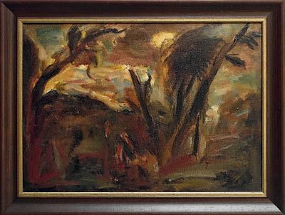 ПАВЛОВ Юрий Михайлович - &laquo;Мотив Сальватора Роза&raquo;, 2004 г. РАБОТА МУЗЕЙНОГО УРОВНЯ! КОЛЛЕКЦИОННАЯ 