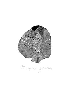 БОРТНИКОВ Евгений Александрович - &laquo;Caryatid II&raquo;, 1993 г. КОЛЛЕКЦИОННАЯ СОХРАННОСТЬ! РАБОТА 