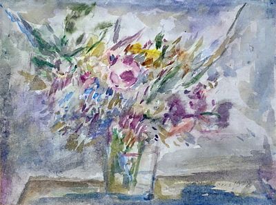 КРОПИВНИЦКИЙ Евгений Леонидович - &laquo;Цветы. 24 апреля&raquo;, 1978 г. РАБОТА МУЗЕЙНОГО УРОВНЯ! 