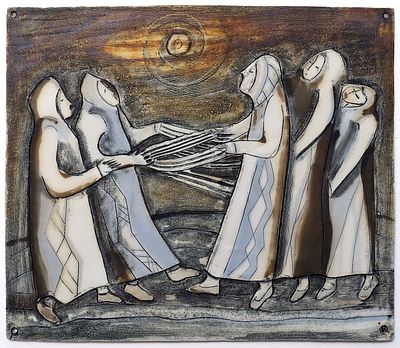 РОГОВА Инна Александровна - &laquo;Обмен&raquo; (декоративный пласт), 2008 г. РАБОТА МУЗЕЙНОГО УРОВНЯ! 