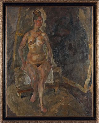 ДМИТРИЕВ Руальд Георгиевич - &laquo;Обнаженная&raquo;. 1965 г. РАБОТА МУЗЕЙНОГО УРОВНЯ! Очень хорошая 