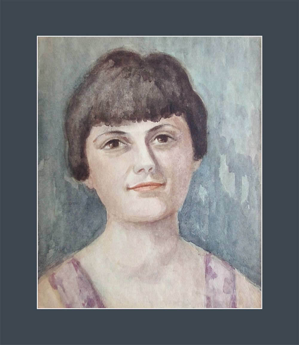 ПОТАПОВА Ольга Ананьевна - &laquo;Портрет Галины Кропивницкой&raquo;, ок. 1960 г. БОЛЬШАЯ РЕДКОСТЬ! Очень 