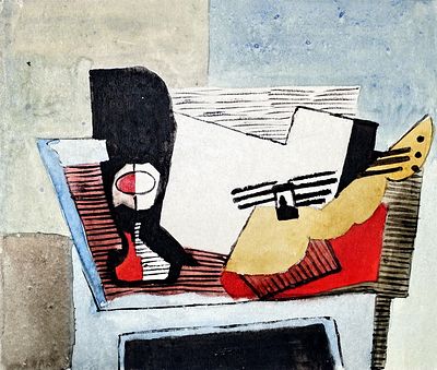 КРОПИВНИЦКИЙ Евгений Леонидович - &laquo;Копия с картины Пабло Пикассо I. 9 мая 1958 г.&raquo;. 1958 г. 