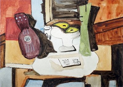 КРОПИВНИЦКИЙ Евгений Леонидович - &laquo;Копия с картины Пабло Пикассо II. 9 мая 1958 г.&raquo;. 1958 г. 