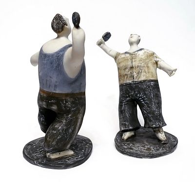 КОРЧЁМКИНА Наталья Александровна - &laquo;Теннис&raquo; (скульптурная композиция), 2005 г. Очень хорошая 