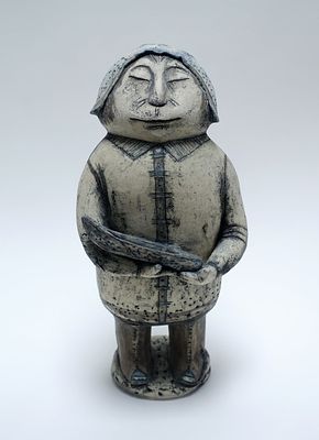 КОРЧЁМКИНА Наталья Александровна - &laquo;Север. Мальчик с лодкой&raquo;, 2013 г. КОЛЛЕКЦИОННАЯ СОХРАННОСТЬ! 