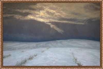 СОБЯНИН Константин Симонович - &laquo;Поле&raquo;. 2017 г. РАБОТА МУЗЕЙНОГО УРОВНЯ! КОЛЛЕКЦИОННАЯ СОХРАННОСТЬ! 