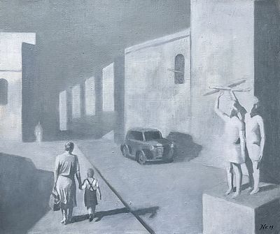 НИКОЛАЕВ Константин Николаевич - &laquo;Великая утопия&raquo;. 2009 г. РАБОТА МУЗЕЙНОГО УРОВНЯ! КОЛЛЕКЦИОННАЯ 