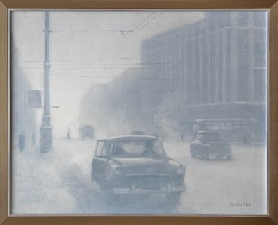 НИКОЛАЕВ Константин Николаевич - &laquo;Морозное утро&raquo;. 2013 г. РАБОТА МУЗЕЙНОГО УРОВНЯ! Очень хорошая 