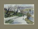 МАНЕВИЧ-КАПЛАН Белла Семёновна - &laquo;Пасмурный день&raquo;, 1964 г. Очень хорошая сохранность! Бумага на Изображение - 1