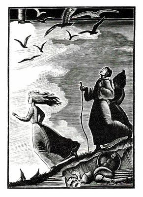 ПОЛЯКОВ Михаил Иванович - Лот из 4-х работ: Генрих Гейне &laquo;Романцеро&raquo;. Фронтиспис, 1935–1936 гг.; 