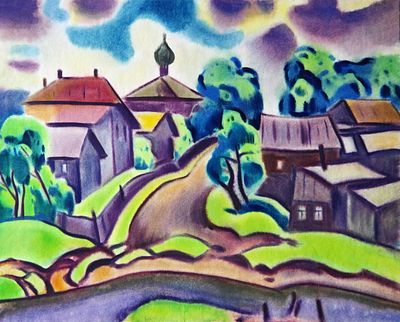 БОРИСОВ Иван Степанович - &laquo;Соликамск&raquo;, 1978 г. РАБОТА МУЗЕЙНОГО УРОВНЯ! КОЛЛЕКЦИОННАЯ СОХРАННОСТЬ! 
