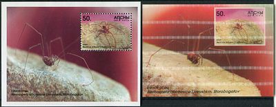 2001 г. Республика Абхазии. Насекомые Абхазии. Mi Block 27 (501), Block 28 (502).