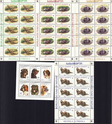 Грузия. Лот листов. 144 шт.