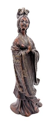 Гейша. Девушка. Бронза. Статуэтка.Высота 25 см.