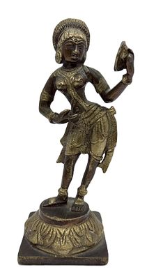 Статуэтка Танцовщица. Индия. Бронза. Высота 17 см.