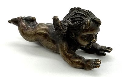 Статуэтка. Ангел. Бронза. Размер 8 х 2 см.