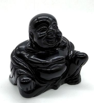 Статуэтка Будды из камня. Размер 6 х 5 х 4 см.