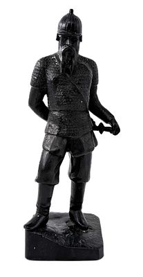 1987 г. Каслинское литье. "Ермак" . Размер: 21 х7 х 7 см.