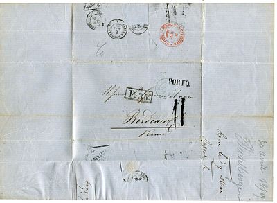 1859 год. Конверту и письму 166 лет! До марочное почтовое отправление из Санкт-Петербурга 18 