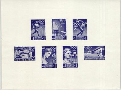 1940 г. Финляндия. Несостоявшиеся Олимпийские игры в Хельсинки. В связи с началом второй 