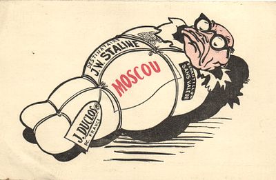 1945 г. Вторая Мировая Война . Политическая корректура посылка И.В.Сталину.