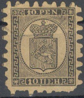 1866 г. Княжество Финляндское 7, 10 пен.
