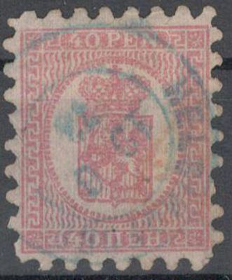 1866 г. Княжество Финляндское. 40 пен.