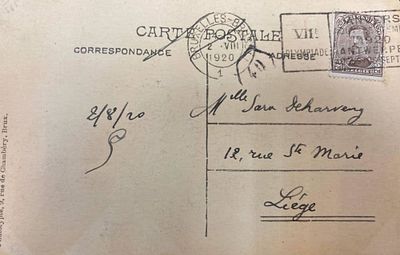 1920 г. Бельгия. Олимпийские игры в Антверпене.