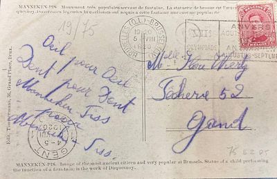 1920 г. Бельгия. Олимпийские игры в Антверпене.