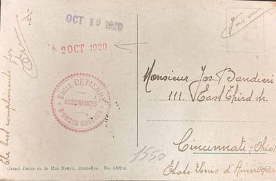 1920 г. Бельгия. Олимпийские игры в Антверпене.