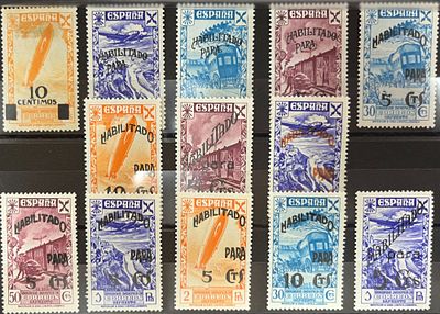 1930 г. Испания Транспорт, авиация, **, 1 марка *.