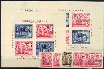 1936-37 г. МХ. Испания Гражданская война. ** 3 юл. +5 м.